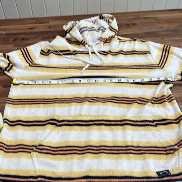 Billabong Terrycloth Striped Pullover Hoodie Great Condition Size M - Picture 8 of 8